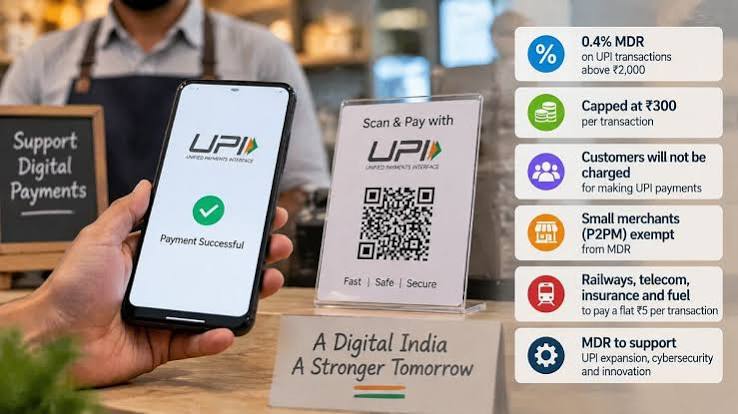 UPI Payment पर MDR चार्ज की खबर से मचा हड़कंप! ₹2,000 से ऊपर पेमेंट पर 0.40% शुल्क? जानिए पूरा सच